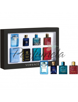 Versace Mini SET: Man Eau Fraiche 5ml + Dylan Blue Pour Homme 5ml + Eros 5ml + Eros Flame 5ml