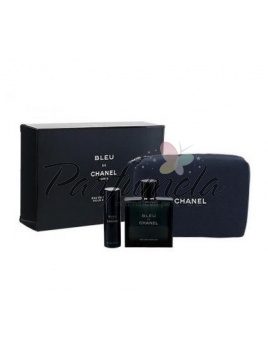 Chanel Bleu de Chanel SET: Parfemovaná voda 100ml + Parfémovaná voda 20ml + Kozmetická taška