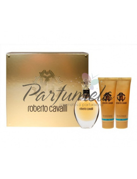 Roberto Cavalli Eau de Parfum, Edp 75ml + 75ml telové mlieko + 75ml sprchový gel