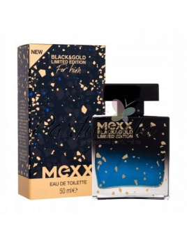 Mexx Black & Gold Limited Edition, Toaletná voda 50ml