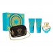 Versace Dylan Turquoise Pour Femme SET: Toaletná voda 100ml + Sprchový gél 100ml + Telový gél 100ml + Kozmetická taška