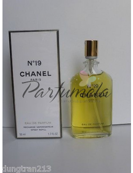 Chanel No. 19, Parfémovaná voda 50ml - náplň s rozprašovačom