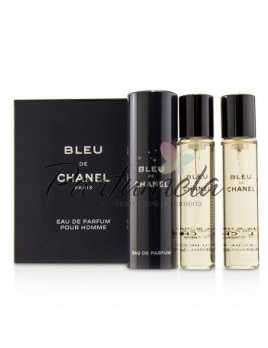 Chanel Bleu de Chanel, Parfémovaná voda 3x20ml Twist And Spray - s rozprašovačom