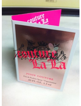 Juicy Couture La La, Vzorka vône