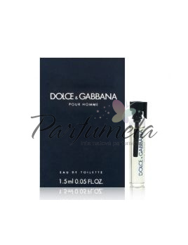 Dolce & Gabbana Pour Homme, vzorka vône