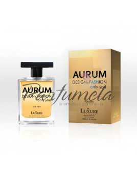 Luxure Aurum Design & Fashion Only You, Toaletná voda 100ml (Alternatíva vône Dolce & Gabbana The One For Men Gold Intense)
