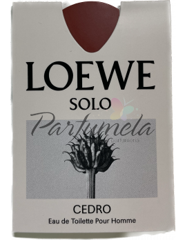 Loewe Solo Cedro, EDT - Voňavý papierik 0,3ml