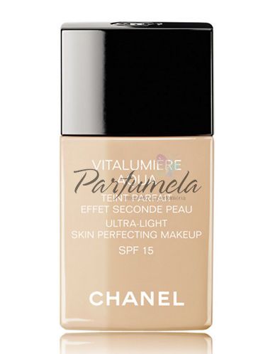 Chanel Vitalumiére Aqua hydratačný make-up odtieň Beige-Rose Sable