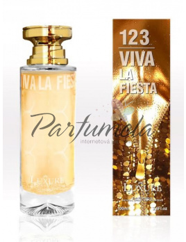 123 Viva La Fiesta, Parfumovaná voda 100ml (Alternatíva parfému Carolina Herrera 212 VIP Rose)