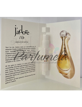 Christian Dior Jadore L´Or Woman, Vzorka vône