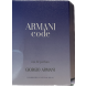 Giorgio Armani Code Woman, Vzorka vône