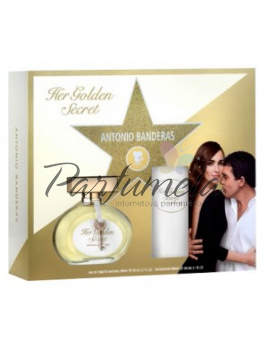Antonio Banderas Her Golden Secret SET: Toaletná voda 80 ml + Deodorant 150 ml