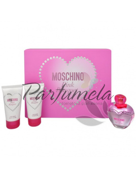 Moschino Pink Bouquet, Toaletná voda 50ml + 50ml telové mlieko + 50ml sprchový gel