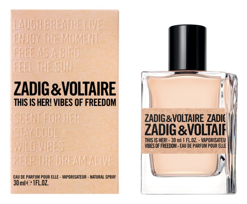 Zadig & Voltaire This is Her! Vibes of Freedom, Parfumovaná voda 30ml